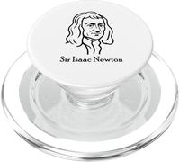Sir Isaac Newton Disegno Minimalista PopSockets PopGrip per MagSafe
