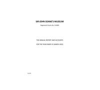Sir John Soane's Museum The Annual Report for the year ended to 31 March 2022 (House of Commons Paper) HC 953