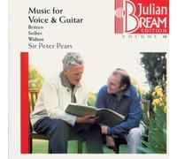Sir Peter Pears Music for Voice & Guitar, Vol. 18 (CD)