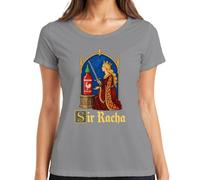 Sir Racha Sriracha Hot Sauce Regina - Maglietta da donna, grigio., M