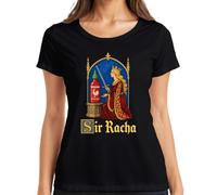 Sir Racha Sriracha Hot Sauce Regina - Maglietta da donna, Nero , XL