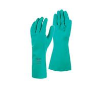 Sir Safety System EMG 560 Guanti in Nitrile, Nitrile, EN ISO 374-1 Tipo A, EN ISO 374-5 Virus, EN 388 4102X, M-8, Verde, Confezione da 60 paia