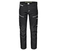 Sir Safety System Gemini Guard Short - Pantaloni da Lavoro 4-Way Stretch 250 g/m2, Rinforzi Ripstop Cationici, Idrorepellenti, Comfort e Resistenza, Nero, 62
