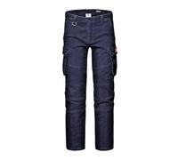 Sir Safety System Kombat Denim Stretch - Pantaloni da Lavoro in Denim Stretch 400 g/m2, Tasche Tecniche 3D, Ginocchia Preformate, Comfort e Resistenza Professionale, Blu, 62