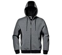 Sir Safety System MC3142AE Giacca da Lavoro Uomo, 79% Poliestere 15% Rayon 6% Elastan 320 g/m², 4 Tasche, Cappuccio Foderato in Rete, Uni EN ISO 13688:2022, S-4XL, Grigio/Nero