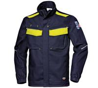 Sir Safety System POLYTECH STRETCH - Giacca da lavoro ignifuga e antistatica in twill stretch, 280 g/m², con inserti riflettenti, 54