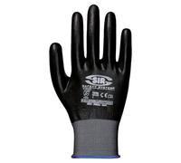 Sir Safety System Total Guanti da Lavoro Protezione Meccanica, Poliammide e Schiuma di Nitrile Idrorepellente, EN 388:2016+A1:2018 3131X, 9, Grigio, Confezione da 12 paia