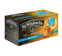 Sir Winston Tea Infusione per Bevande Calde, Pesca Deteinato - 20 Astuccio - [confezione da 3]