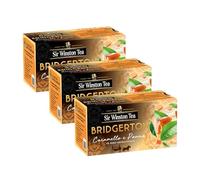 Sir Winston Tea, Tè Nero Caramello e Panna, 20 Filtri (3 Confezioni da 20 Filtri), Bridgerton, Gusto Dolce e Avvolgente, Senza Lattosio, Glutine e Allergeni, Vegan