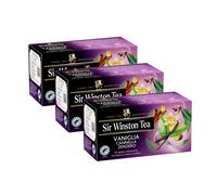 Sir Winston Tea, Tè Nero Vaniglia Cannella e Zenzero, 60 Filtri (3 Confezioni da