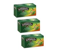 Sir Winston Tea® | Tè Verde con Zenzero e Arancia - 3 x 20 Bustine di Tè (70 Gr) | Green Tea Zenzero e Arancia