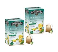 Sir Winston Tea® | Tè Verde Freddo Matcha e Limone | Tè Zero Zuccheri e Calorie | Verde Matcha & Limone - 2 x 18 Bustine di Tè (90 Gr)