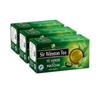 Sir Winston Tea Tè Verde Matcha 60 Filtri (3 Confezioni da 20 Filtri) Un