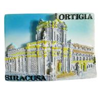 Siracusa Sicilia Italia magnete frigorifero turismo souvenir decorazione frigorifero creativo 3D Craft