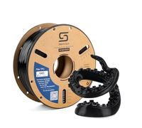 Siraya Tech Flex TPU 64D - Filamento elastico 3D ad alte prestazioni, durevole e resistente all’usura, facile da stampare, testato ISO 10993, ideale per parti robuste e anti-abrasione (Nero, 1kg)