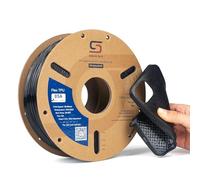 Siraya Tech Flex TPU Filamento - 85A Shore, ISO 10993, Alta Flessibilità e Resistenza, Alto Flusso e Velocità, Sacchetto in Alluminio Resistente all'Umidità - per Calzature e Protezioni (Nero, 1kg)