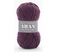 Sirdar Hayfield Bonus Aran Tweed, prugna (663), 400 g, viola, F011-0663