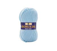 Sirdar Hayfield Bonus Dk Doppio Lavoro a Maglia, Blu Polvere (960), 100 g, Filato, Colore: Azzurro, 19 x 9 x 9 cm