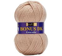 Sirdar Hayfield Bonus Dk Double Knitting, Colore Visone (599), 100 g, Lana Acrilico