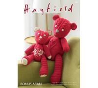 Sirdar Modello Di Maglieria - Hayfield Bonus Aran, Orsi Patchwork 7802