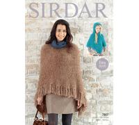 Sirdar Modello Di Maglieria - TOUCH, Poncho 7807