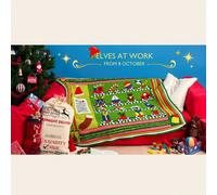 Sirdar Santa's Workshop 2025 - Crochet Along - Kit Filati DIY Per Coperta Xmas