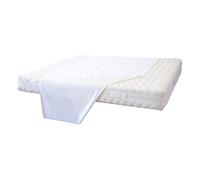 SIREBUY Traversa Coprimaterasso in Cotone Spesso 100x240 cm Protezione Totale Letto Matrimoniale - Impermeabile, Lavabile Oltre 200 Volte, Morbido e Ipoallergenico (Confezione 1 pz)