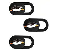 SIREG Copertura per webcam da 0,03 cm, ultra sottile, per MacBook Pro, laptop, smartphone, Mac, PC, tablet, per proteggere la tua privacy (nero auto e confezione da 3)