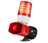 Siren Allarme Industriale da 120 dB, Luce Stroboscopica di Sicurezza con Suono e Luce for Acquari, Fattorie, Internet Café, Allarme for Interruzione di Corrente