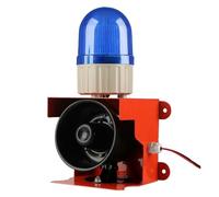 Siren Allarme Industriale da 120 dB, Luci Stroboscopiche di Emergenza for Interni Ed Esterni, for Magazzini, Trasporti, Fabbriche