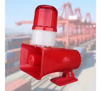 Siren di Allarme Industriale a LED, Siren di Allarme Sonora e Luminosa da 120dB for Esterni, Luce di Avvertimento di Sicurezza for Scuole, Centri Commerciali, Porti, Passaggi a Livello