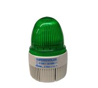 SIRENA 31484 SUPEROVOLUX LAMPEGGIANTE LED VERDE ACUSTICO 12..24VAC/DC 32 SUONI 9