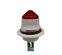 Sirena 38213 ldspl240a3 micro segnalatore led lampeggiante arancione 240vac ip66