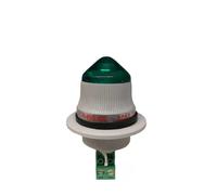 Sirena 38214 ldspl240a4 micro segnalatore led lampeggiante verde 240vac ip66