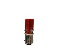 Sirena 40943 ld454woba15d24da3 lampadina led ba15d rossa 24vacdc