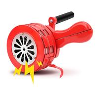 Sirena a manovella manuale senza alimentazione 120 DB rossa per emergenza sicurezza esterna