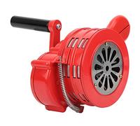 Sirena a manovella rossa portatile ad azionamento manuale Sirena portatile Allarme manuale per scuole truppe allarmanti 120DB