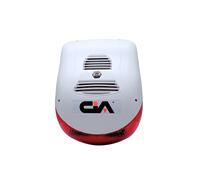 Sirena allarme da esterno autoalimentata antifurto con flash led 12v