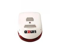 Sirena allarme da esterno autoalimentata antifurto con flash led 12v - Ezon