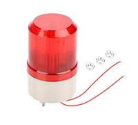 Sirena Allarme Esterno 220V con Luce Stroboscopica LED Rossa e Allarme Sonoro 100dB - Facile Installazione per Sicurezza Industriale e Domestica