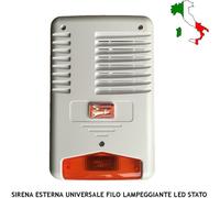 SIRENA DETERRENTE ALLARME BITONALE ALTA RESA MAGNETODINAMICO CON DIFFUSORE