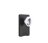 Sirena Carina Colorata Arte Astratta Viola Sir PopSockets PopWallet per MagSafe