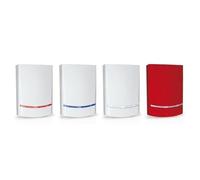 SIRENA DA ESTERNO AUTOALIMENTATA BIANCO LAMPEGGIANTE ROSSO AMC BLADE 02 ALLARME