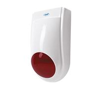 Sirena da esterno wireless PNI SafeHouse HS007 con batteria per sistemi di allarme wireless