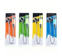 Sirena da pesca con struttura staccabile per una facile manutenzione e una maggiore durata in vari ambienti acquatici (tubo spesso - giallo)