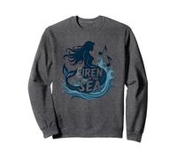 Sirena del Mare: Incantevole Melodia della Sirena Felpa, Unisex per Adulti, Grigio Scuro, L