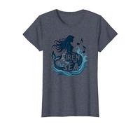 Sirena del Mare: Incantevole Melodia della Sirena Maglietta, Donna, Pervinca, L