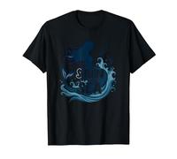 Sirena del Mare: Incantevole Melodia della Sirena Maglietta, Uomo, Nero, L