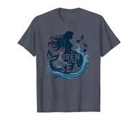 Sirena del Mare: Incantevole Melodia della Sirena Maglietta, Uomo, Pervinca, L