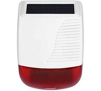 Sirena di Alarme, Sirena da esterno solare con Luce Lampeggiante LED funzionano con TECPEAK sistema di allarme